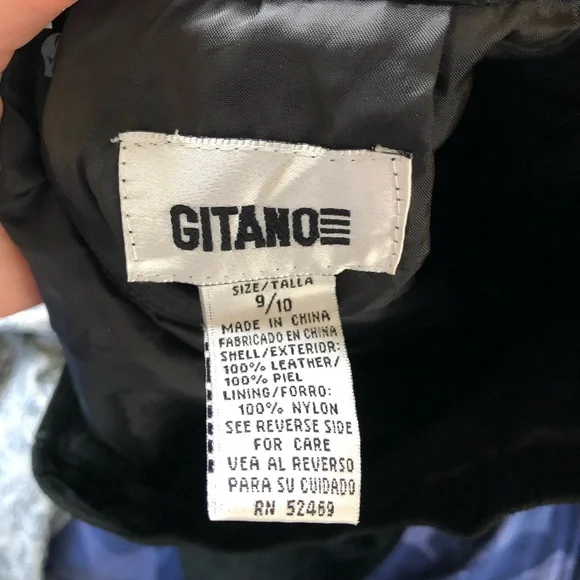 Vintage 80’s Gitano black suede midi pencil skirt SMALL - Picture 3 of 10